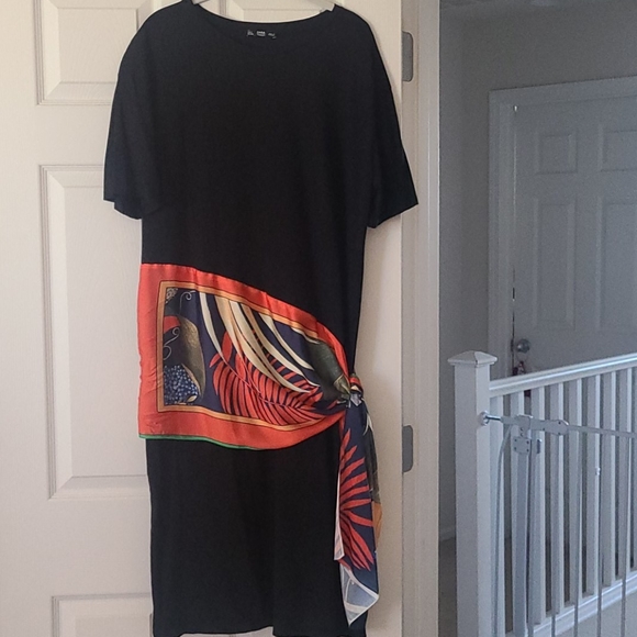 black midi t shirt